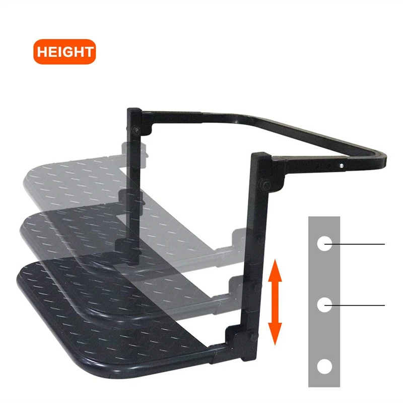 300 фунтов Регулируемый складной шаг для Колеса Портативный нескользящий