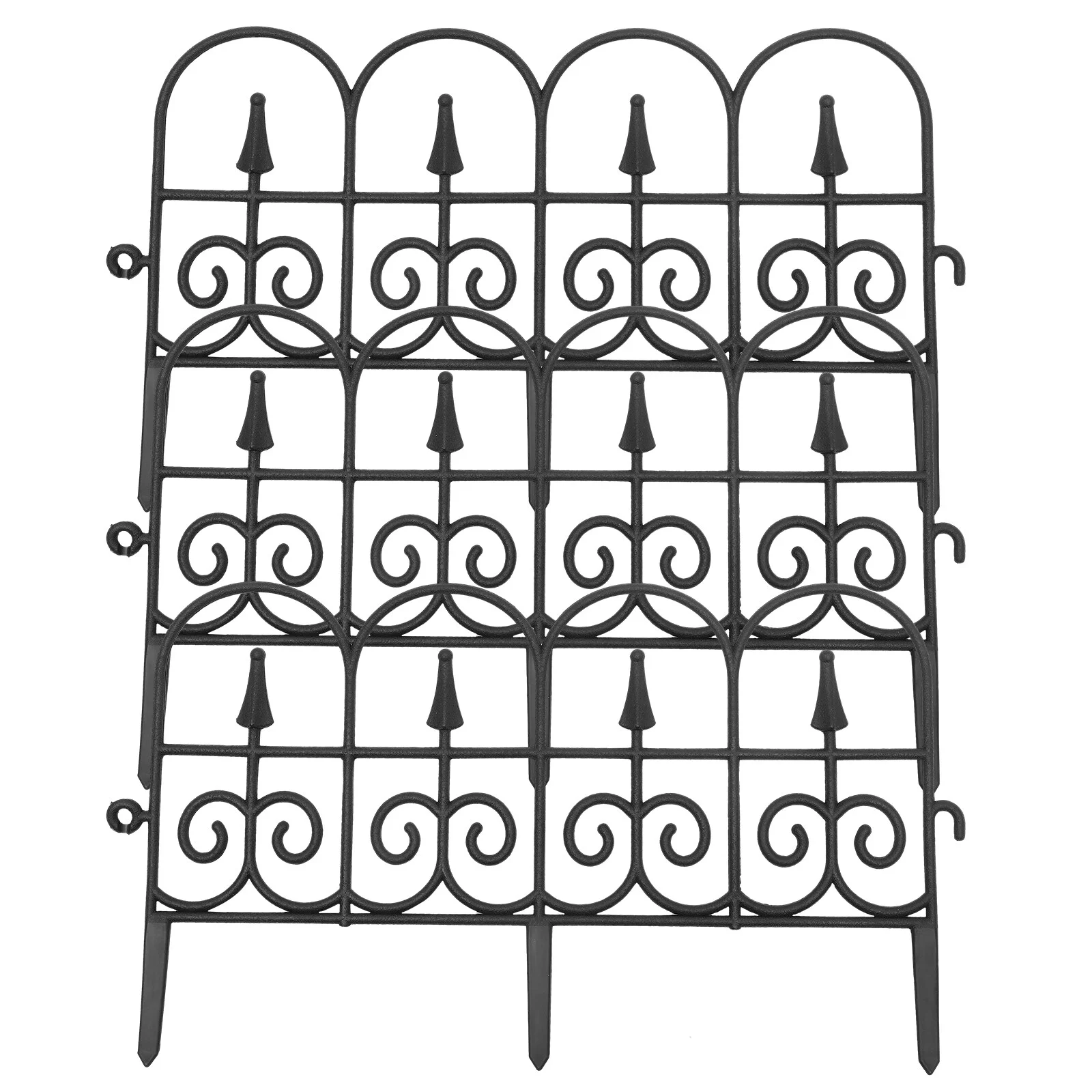 

Edge Festival Decorative Fence Pastoral European-style Garden Ornament Wedding Path Flower Beds Outdoor