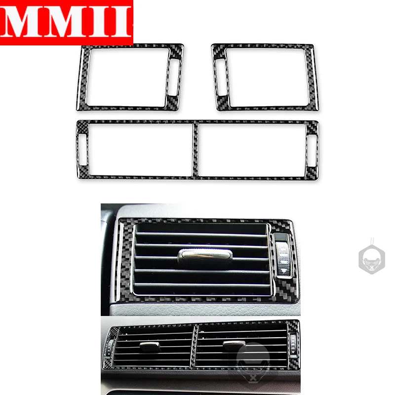 Car Air Conditioning Vent Outlet Frame Trim Dashboard Carbon Fiber
Sticker Car Accessories For Audi A4 S4 B7 2005 2006 2007 2008