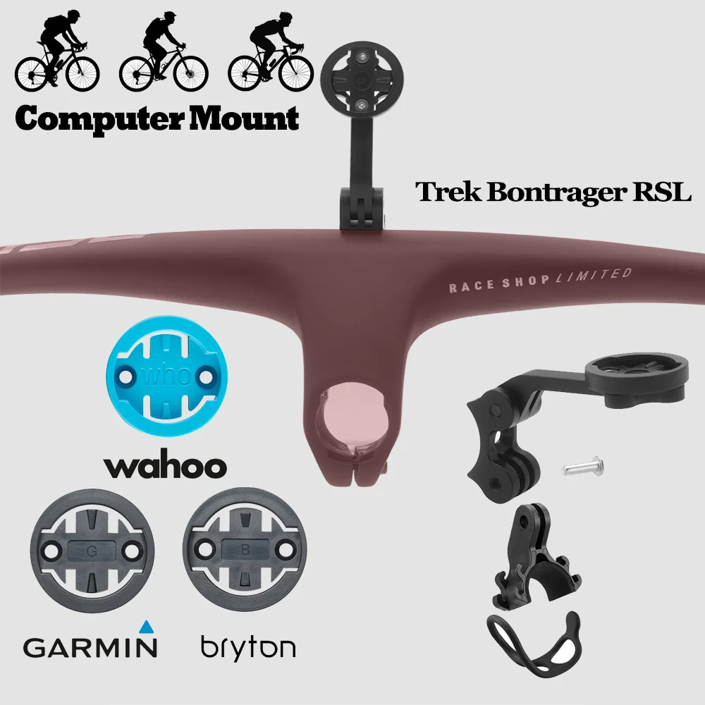 Велосипедное крепление для компьютера Trek Bontrager RSL MTB на руль подходит Garmin Wahoo Bryton GPS