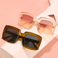 mayten fashion square gradient women sunglasses vintage oversized champagne leopard eyewear men shades uv400 sun glasses 2022