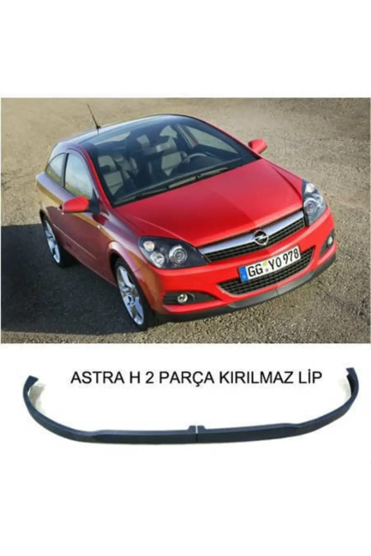 

APEXI Opel Astra H накладка на передний бампер небьющаяся передняя губа Hbs Настройка ASTRA H губа 3