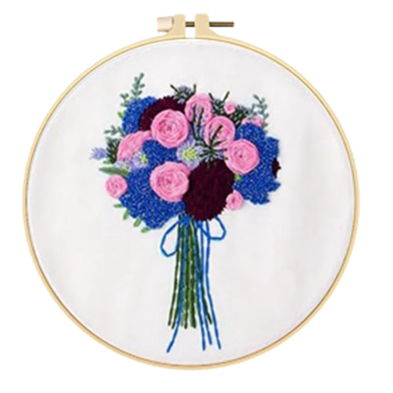 Набор для вышивания 5 предметов легкая установка начинающих набор обучения