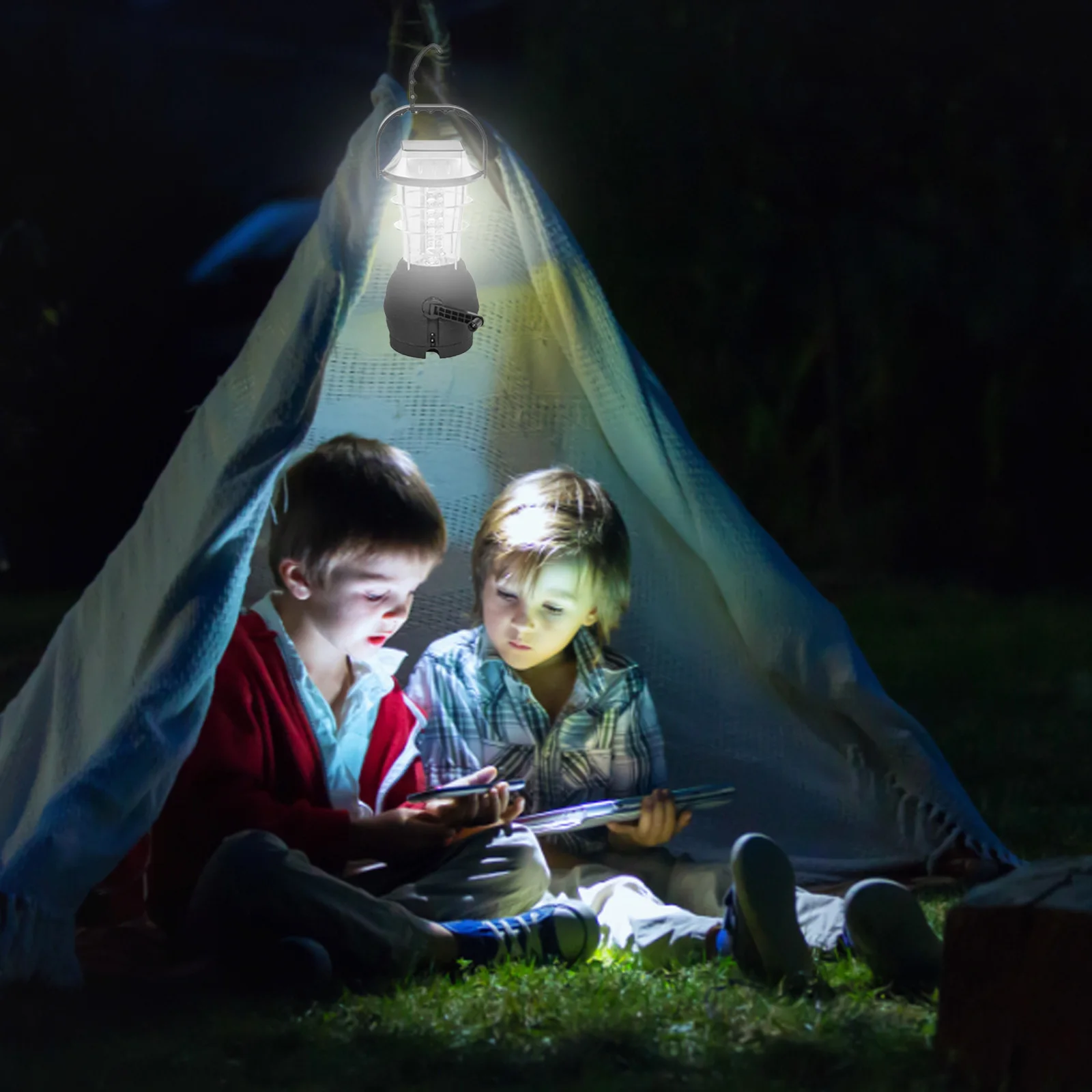 

36LED Outdoor Flashlights Rechargeable Powerful Work Lamp Energy-saving 3 Charging Methods 3 Lighting Modes for Hiking