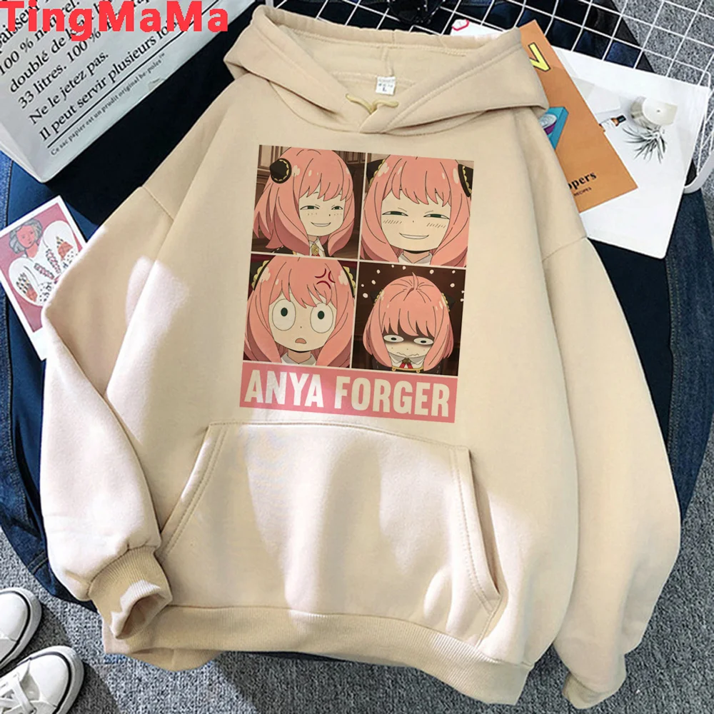 

spy x family hoodies women y2k aesthetic Winter japanese Hooded Shirt pulls women aesthetic tracksuit