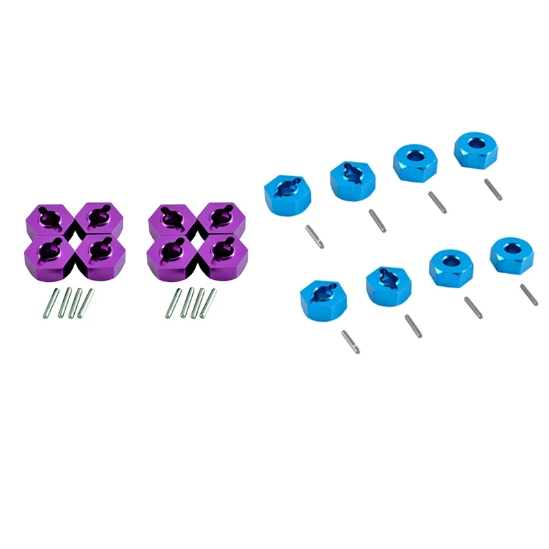 

8 шт., шестигранное сиденье колеса 12 мм, соединитель со штифтом для радиоуправляемой модели автомобиля 1/10