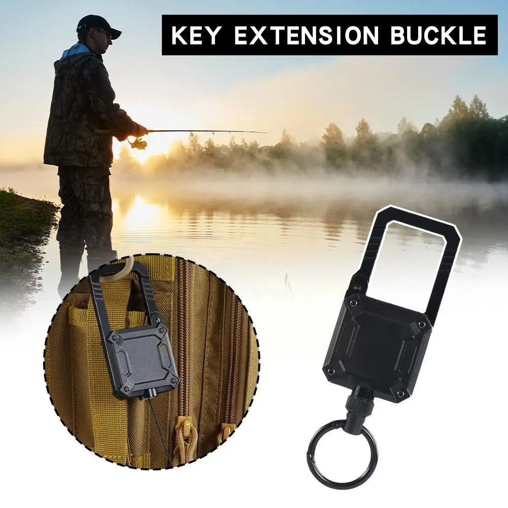

Magnetic-absorbing Telescopic Key Chain Fishing Telescopic Fishing Fishing Luya Equipment Accessories Rock Sea Buckle E4K1