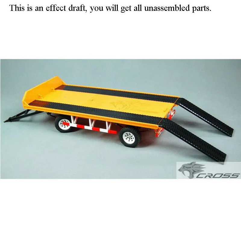 

CROSS 1/12 RC Model Plastic Full Trailer Truck T002 KIT 725MM Tractor Car Wheel TH10469