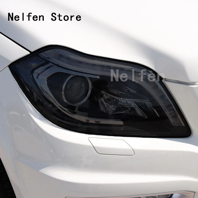 

For GL Class X166 2013-2015 -Present Headlight Protective Film Black Transparent Car Accessories Anti Scratch Auto Repair