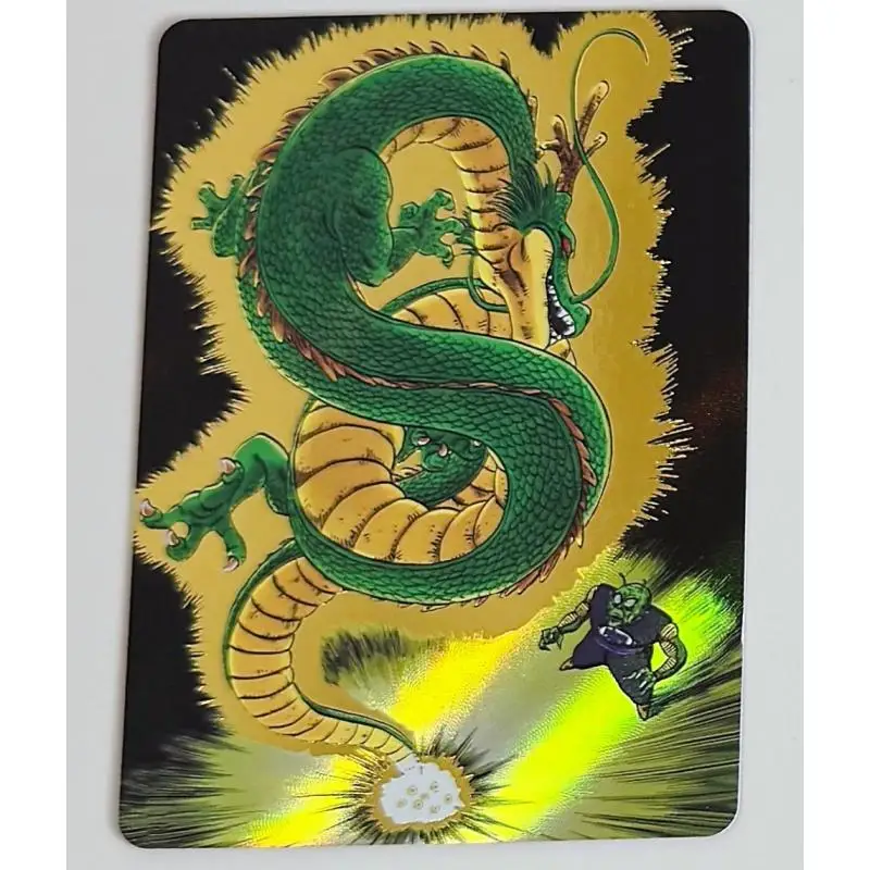9 листов флэш-карт Shenron Son Goku Dragon Ball Diy рефракционные горячее тиснение серии аниме