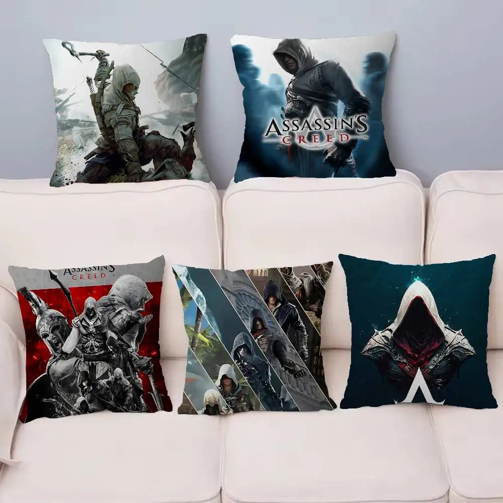 Фото Чехол для подушки Game A-AssassinS C-Creed, чехол для диванной подушки, украшение для дома, подарок для детей №1
