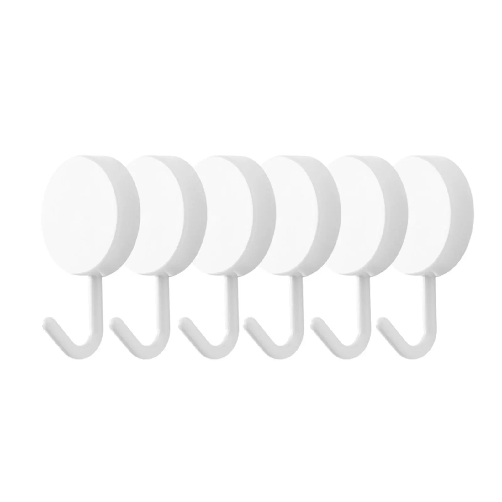 

6 шт. Клей настенные крючки для хранения Твердые цвета сверхмощные крючки для хранения для настенной двери потолочное крепление
