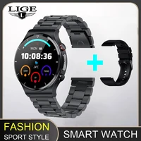 lige 2022 new men ecgppg smart watch temperature blood pressure monitor watch wireless charger fitness tracker smartwatchgift