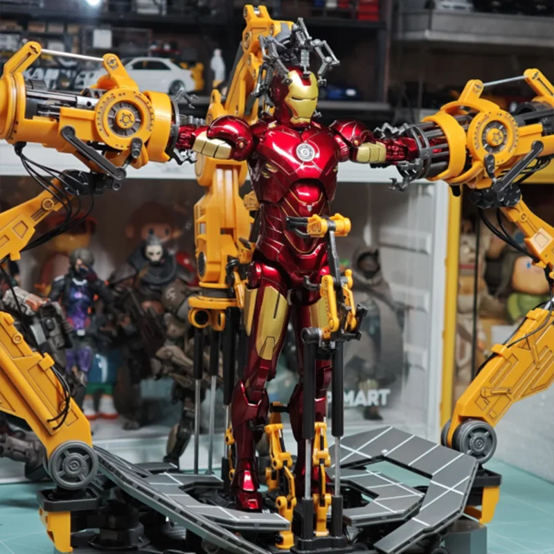 Фото ZD Toys Железный человек, доспехи, костюм, портальная шарнирная фигурка Marvel, Мстители, Коллекционная модель игрушки для детей и взрослых №1