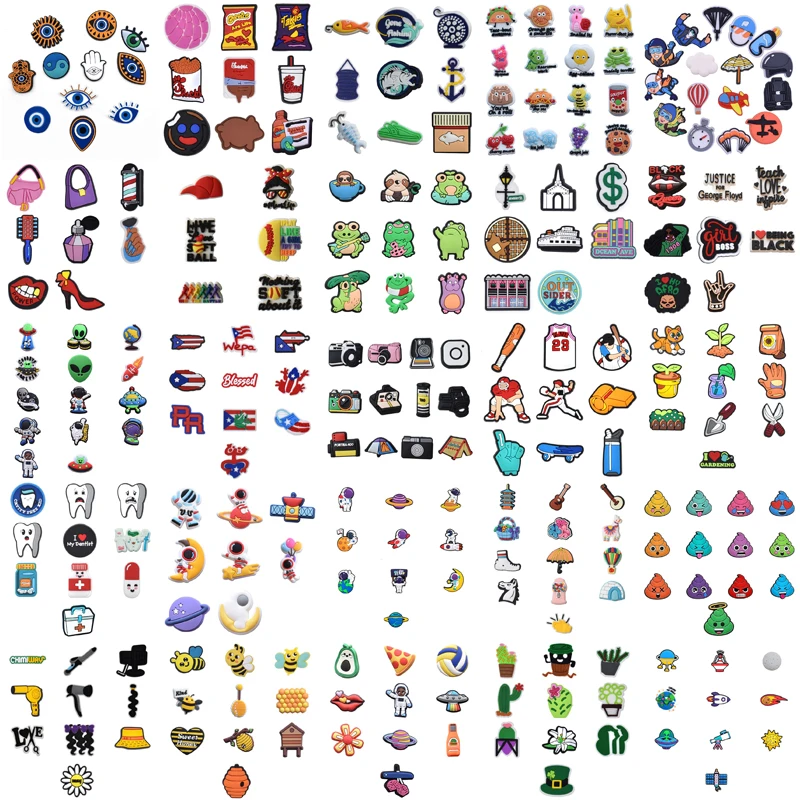 

Комплекты шармов для джинсов, обуви для кроксов, оптовая продажа, Детские булавки, аксессуары для детей, подарки, дизайнерские шармы для девочек и мальчиков, женщин