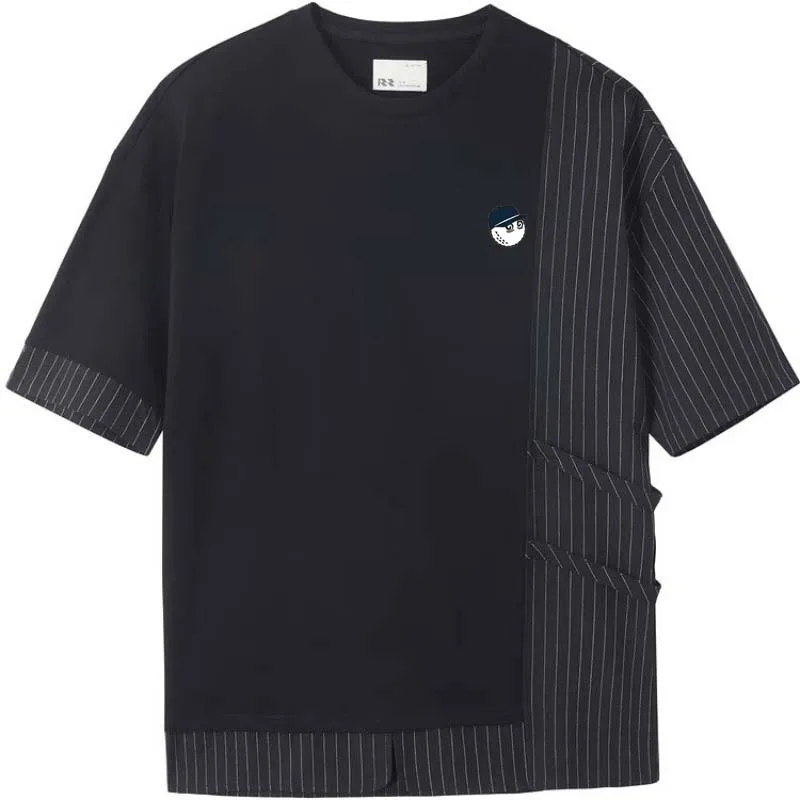 2023 Men's Malbon Golf Wear Polo Clothing Contrast Summer Men Slim Fit Shirt T-shirt Solid Color Short Sleeve Casual Business