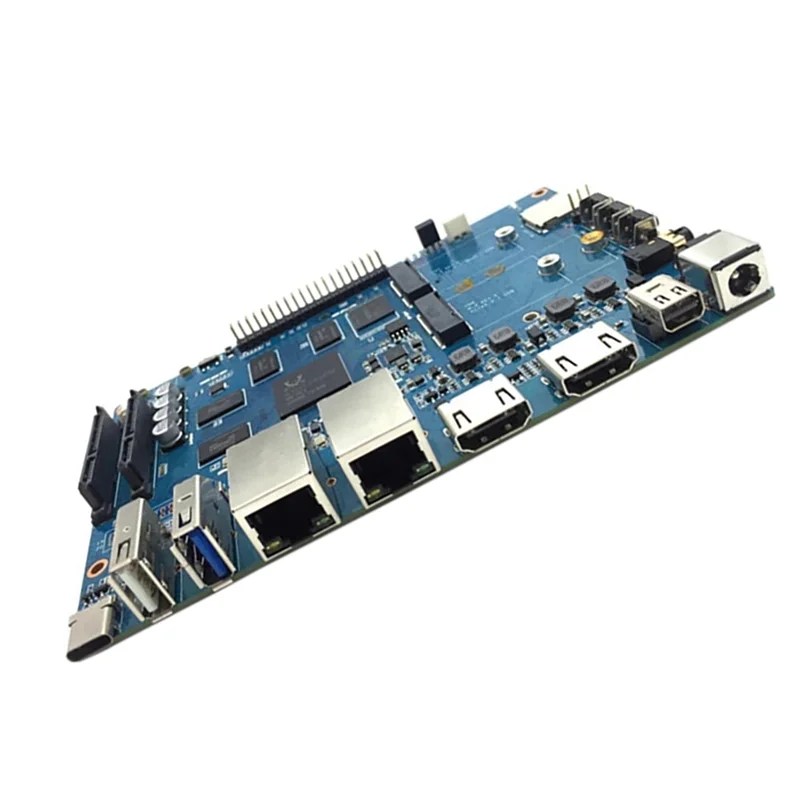Для роутера Banana Pi BPI W2 + радиатор RTD1296 2G DDR4 8G EMMC демо-Плата Поддержка материнской