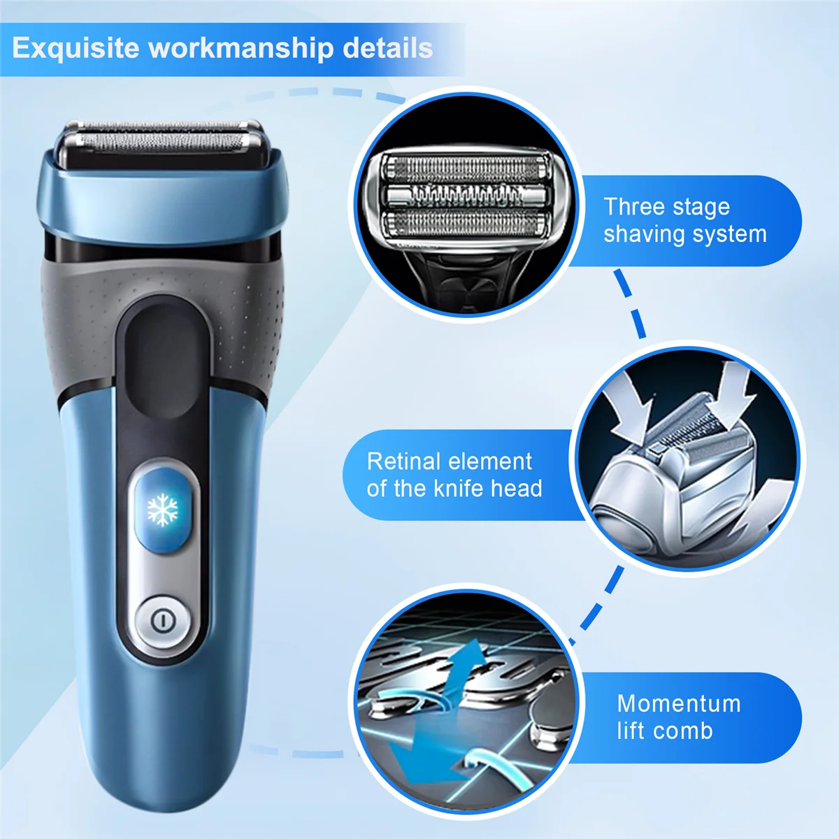 Фото Сменная головка для электробритвы Braun 40B, головка для электробритвы CT2S/CT2Cc/CT3Cc/CT4S/CT4Cc/CT5Cc/CT6Cc №5