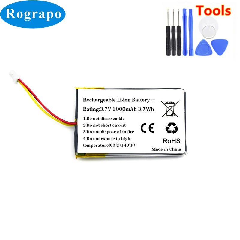 

1-2 шт. Аккумулятор для беспроводной гарнитуры 3,7 в 1000 мАч FT603048P для Stealth 400, 500