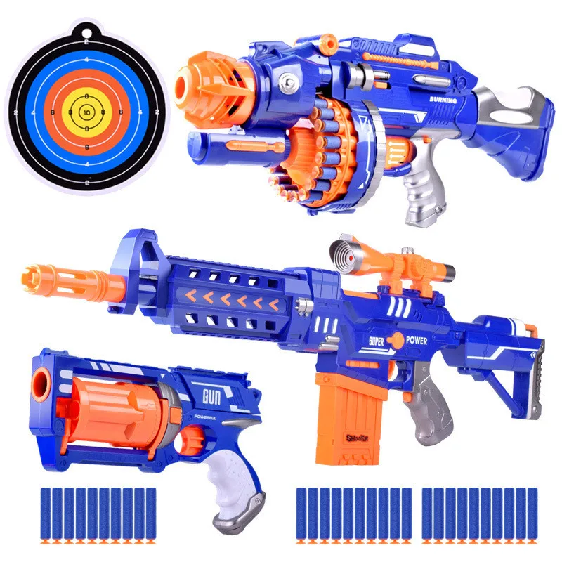 Прибытие электрического мягкого пистолета для снайпера для Nerf, пули, игрушечный пистолет EVA, костюм для стрельбы Blaster, лучший подарок для детей