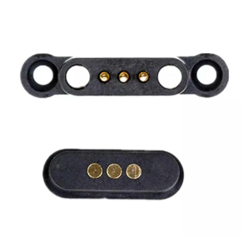 

20 Pairs Spring Loaded Magnetic Pogo Pin Connector 3 Positions Magnets Pitch 2.3 MM Through Holes Male Female Probe