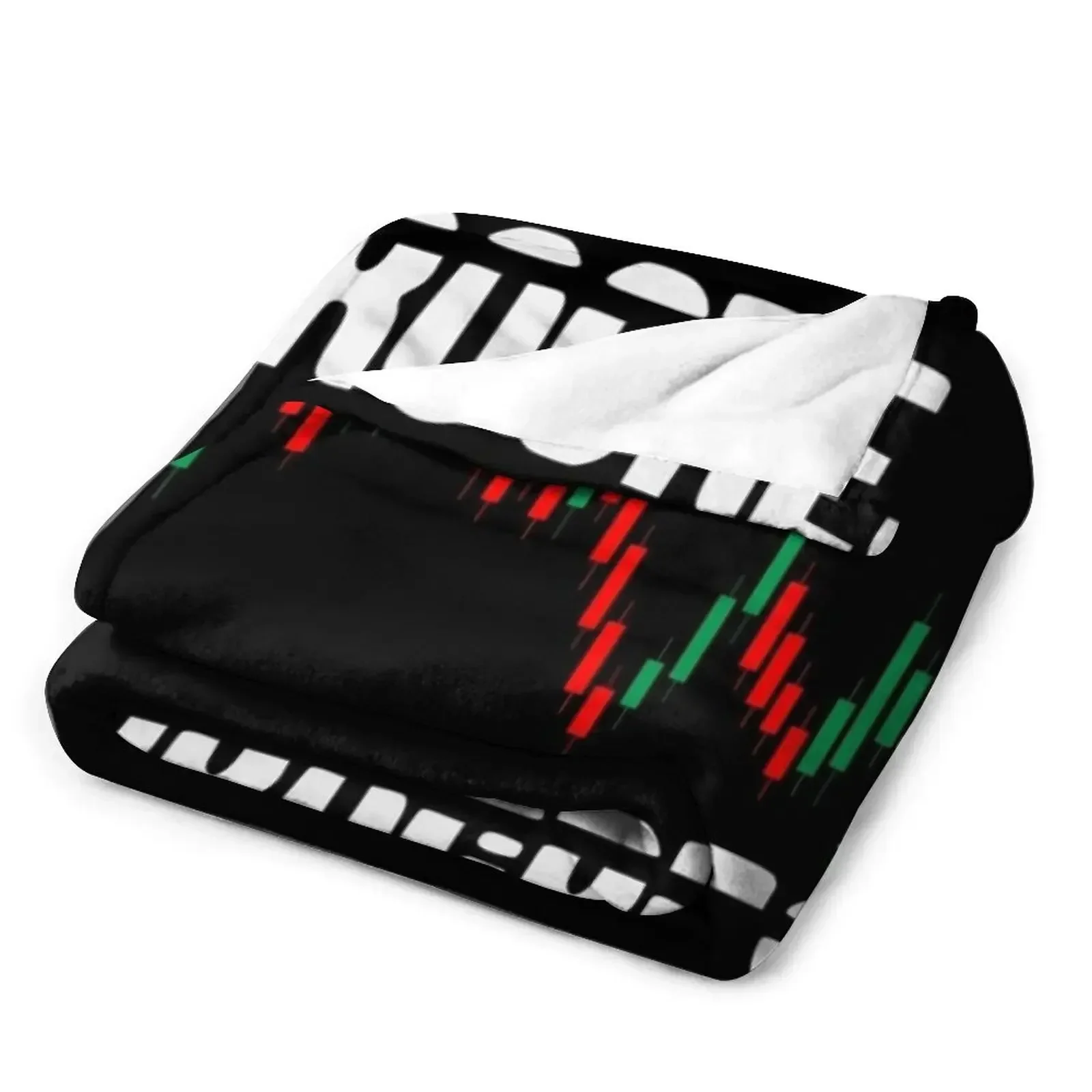 Millionaire In Progress | Daytrader Trader Trading Throw Blanket heavy to sleep Decorative Sofa Blankets