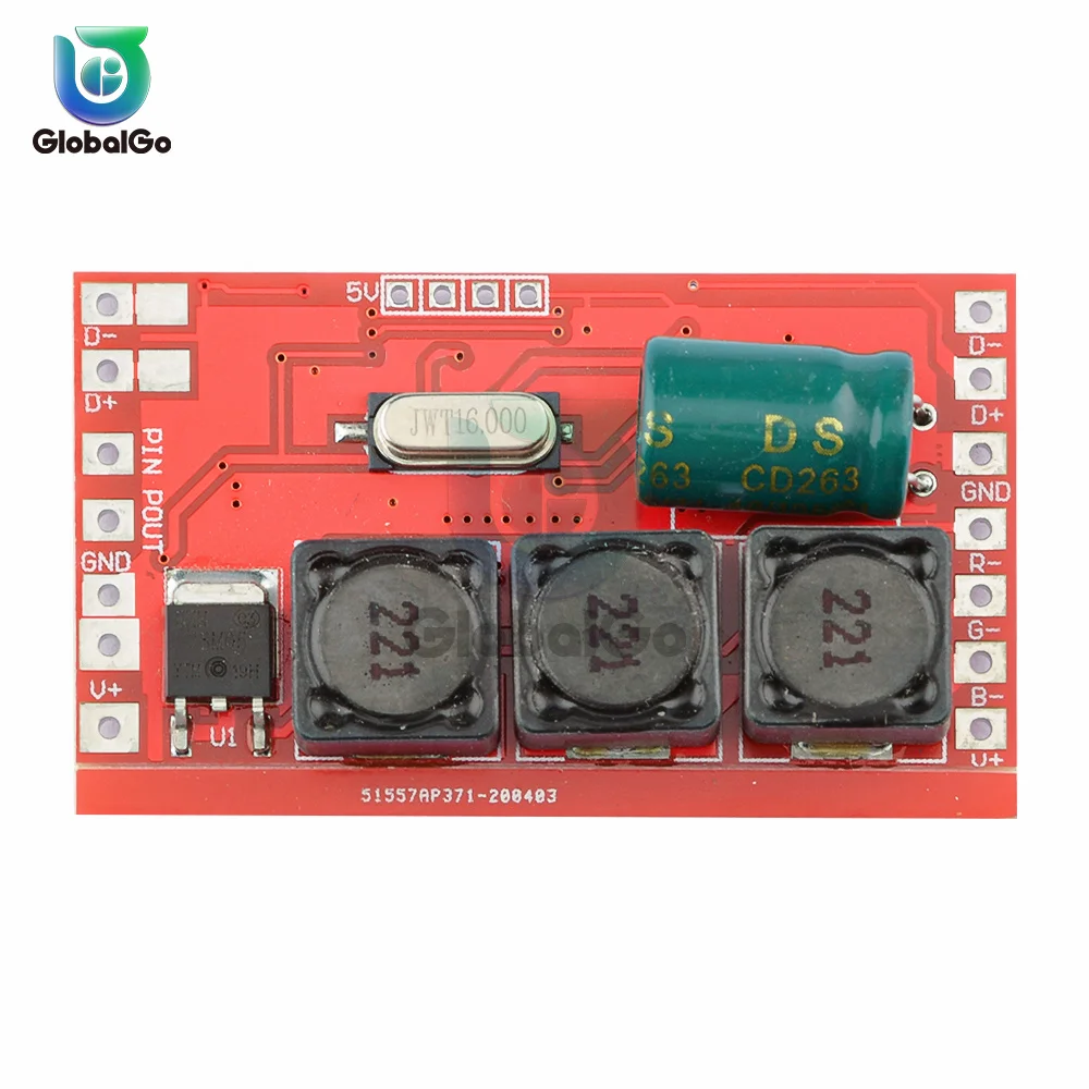 Трехканальный модуль постоянного тока DMX512 DM-100DC 36 Вт 600 мА Светодиодный драйвер