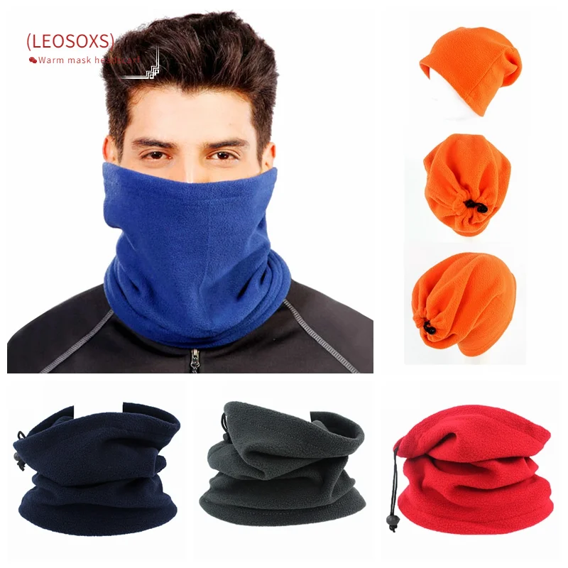 

2022 Fashion Unisex Women Men Scarf Winter Spring Casual Thermal Outdoor Casual Snood Scarf Collar Neck Warmer Face Mask Bandana