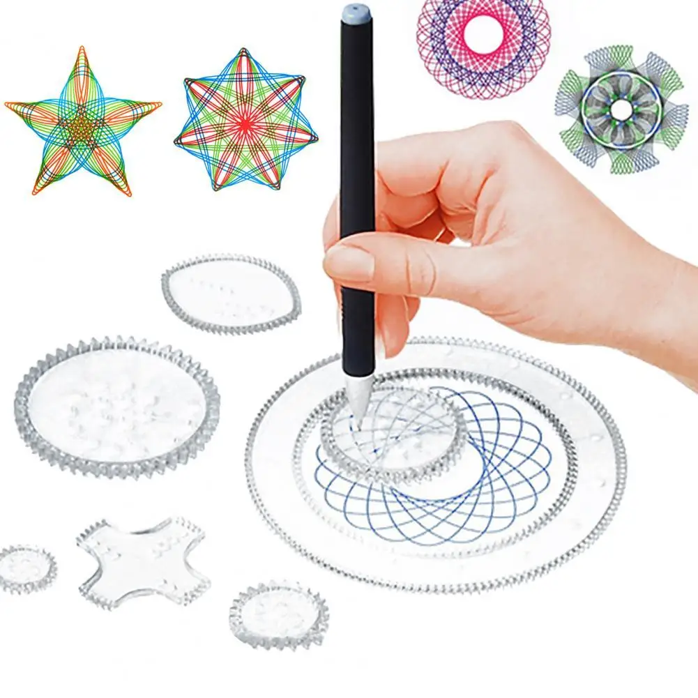 

DIY Ruler Set Fashion PS Creative PS Variety Flower Ruler Set for School Flower Ruler Set Spiral Ruler Kit