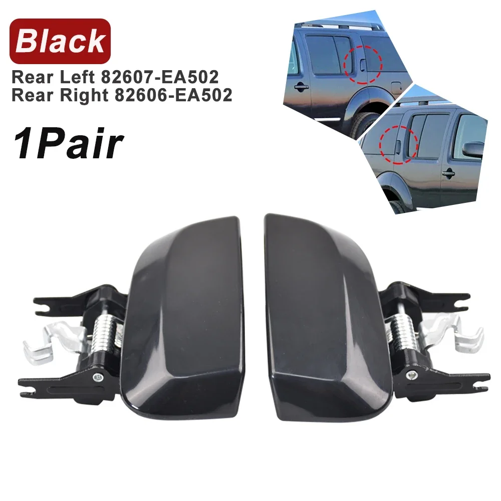 

Черная/хурмальная внешняя ручка задней двери, совместимая с Nissan Pathfinder R51 2005-2012 82607-EA502 82606-EA502