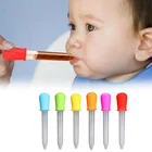 Пипетка медицинская силиконовая пластиковая для детей, 5 мл, 6 шт.