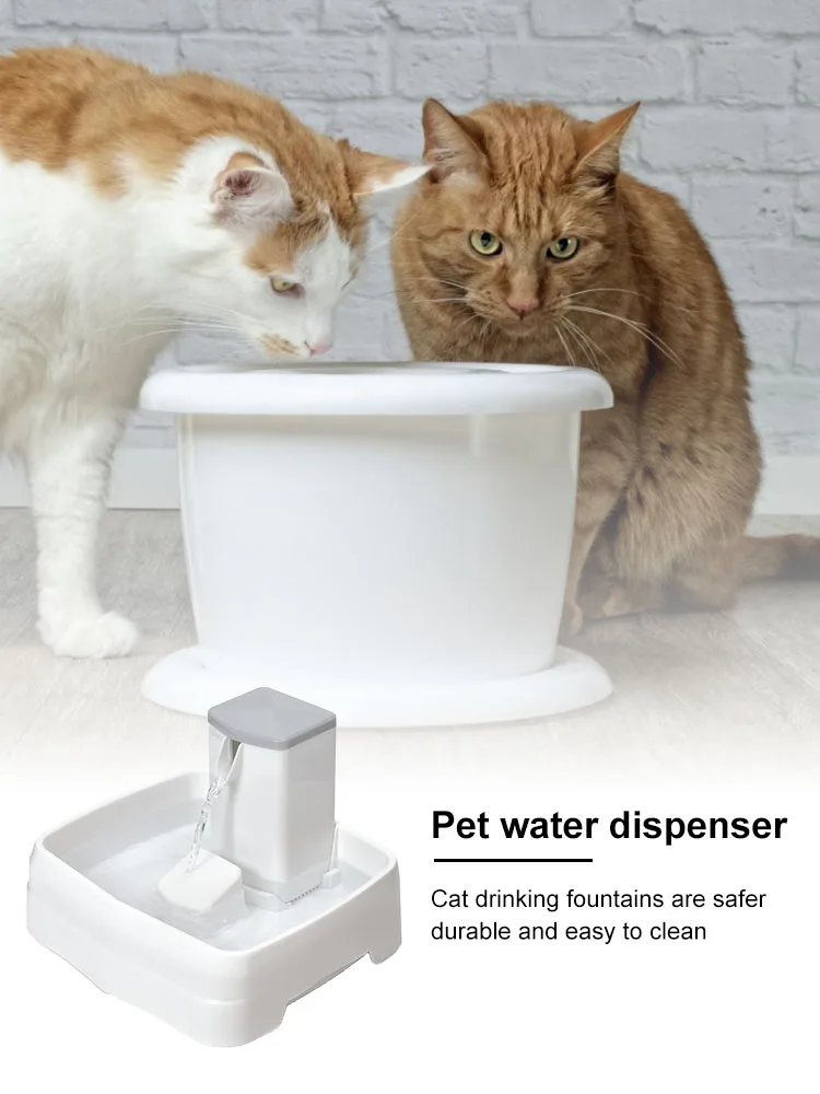 

3.1L Pet Drink Fountain Large Capacity Waterfall Water Dispenser