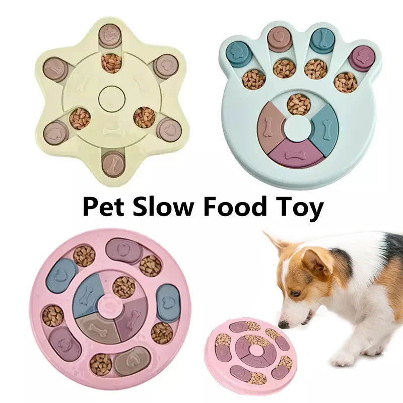 HOT Dog Puzzle Toys Increase IQ Interactive Slow Dispensing Feeding Pet Dog Training Games Feeder For Small Medium Dog Puppy