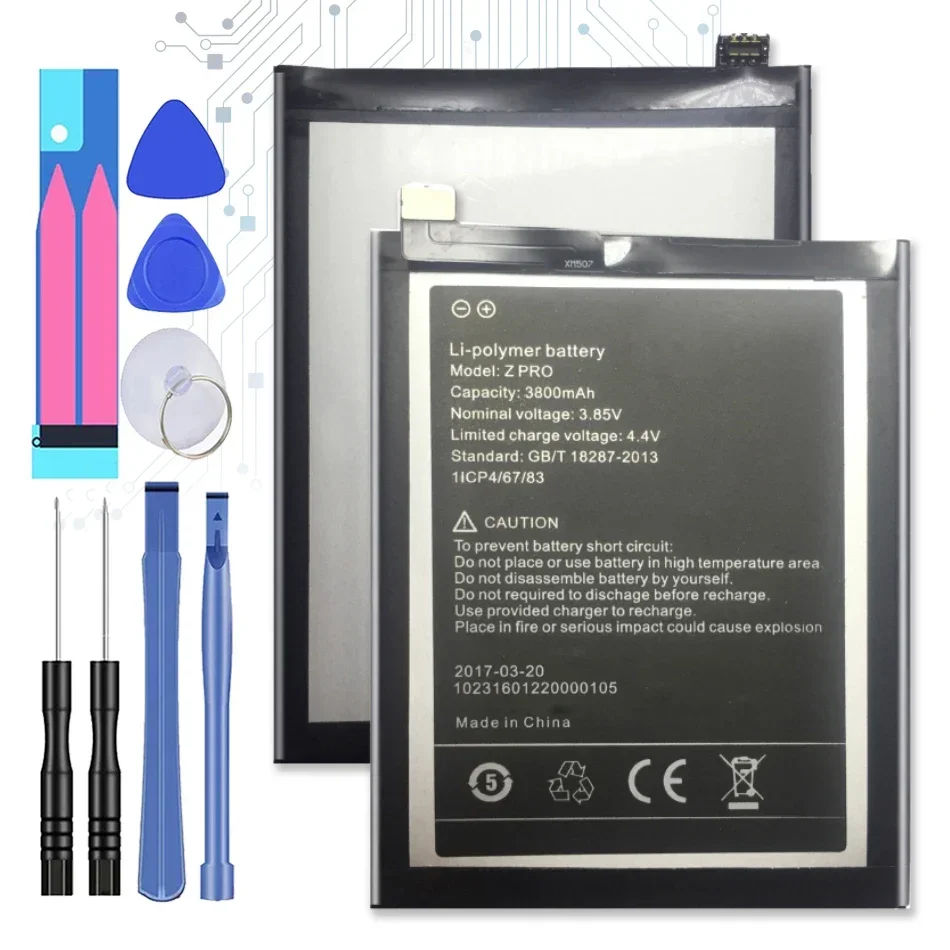 Аккумулятор 3780 мАч для Umi UMIDIGI Z сменный аккумулятор мобильного телефона +