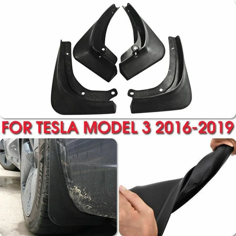 Брызговики для Tesla Model 3 2016-2021 брызговики высокого качества