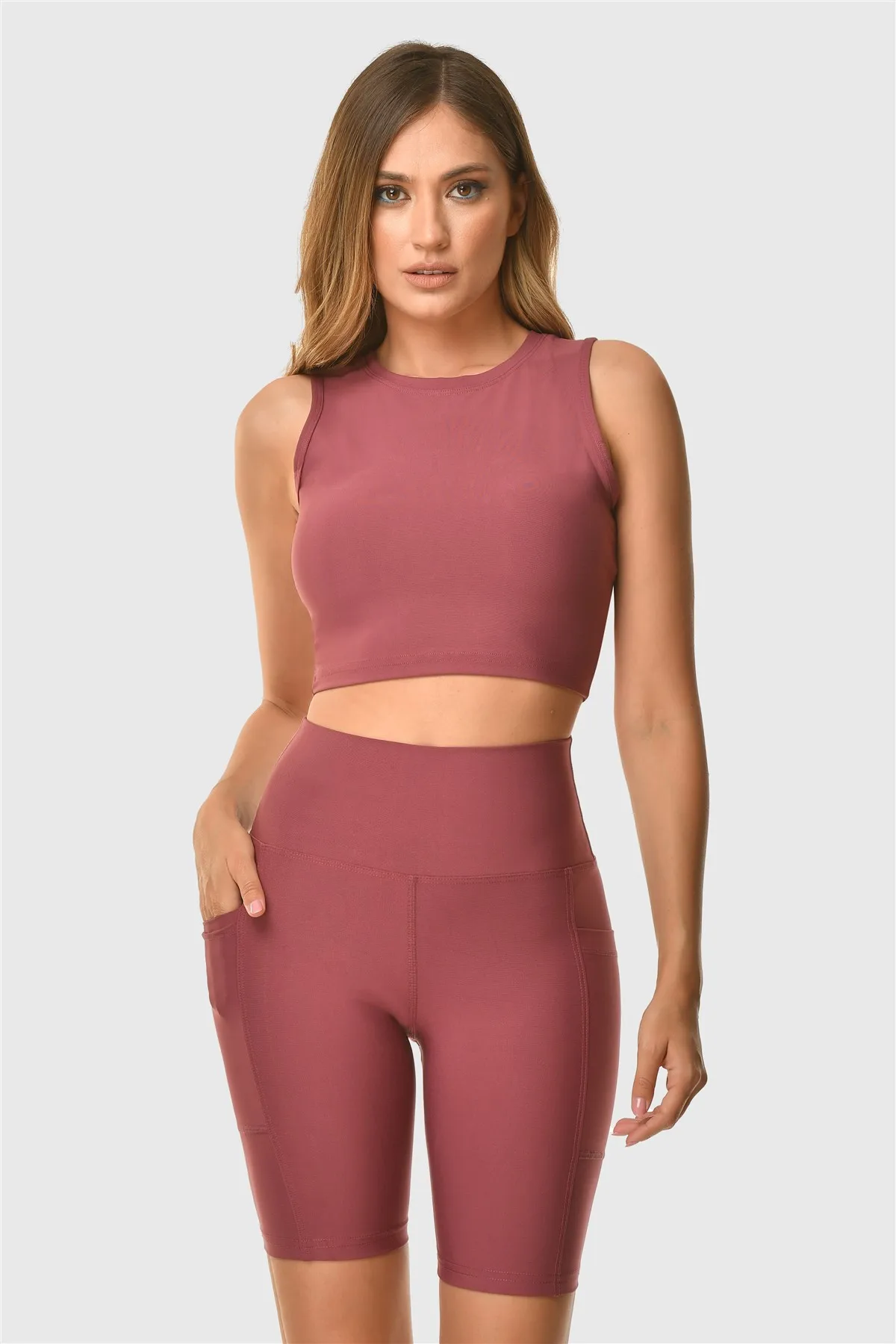 Superstacy With Laptop Pocket Color Rose Sport Leggings