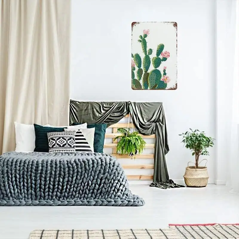 Металлическая вывеска Початок каждого дня с благодарным сердцем винтажные