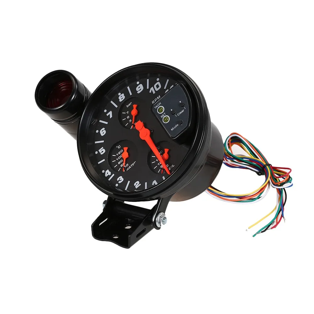 

5inch Car Tachometer Oil Temperature Gague Oil Pressure Meter