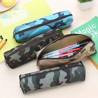 camouflage pencil case for boys and girls school supplies zipper pouch 4 colors pen holder desk organizers cajas de l%c3%a1pices sac