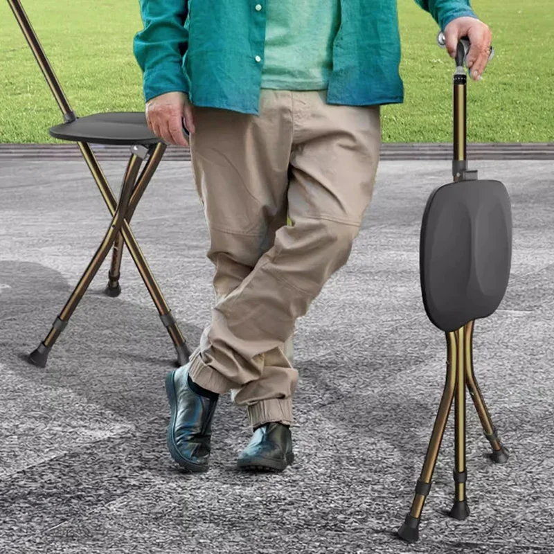 Табурет для пожилых людей табурет из алюминиевого сплава трость складной