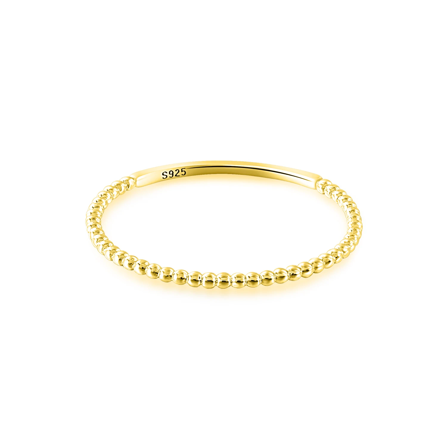 

CANNER 9K/10K/14K/18L/24K Soild Gold 925 Sterling Silver Rings For Women Luxury Minimalist Glossy Wedding Party 2022 Trend