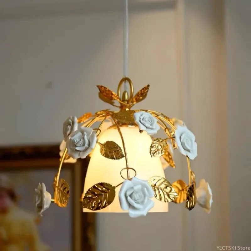 GHJUYIOL Подвеска с мечтательной розой французская сельская местность американское