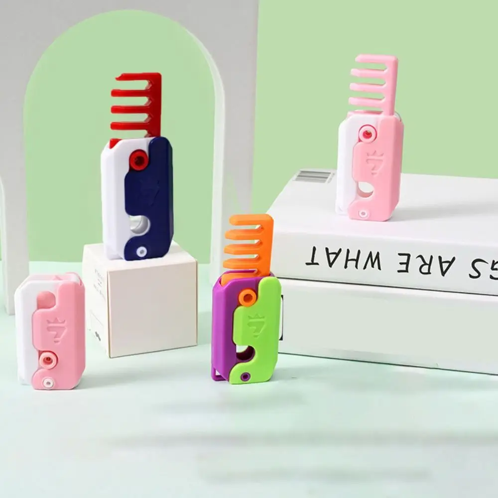 

Гравитационная расческа 3D 2 шт., пластиковая расческа для снятия симптомов тревоги, маленькая моркови, сенсорные мини-игрушки, игрушка для взрослых для декомпрессии