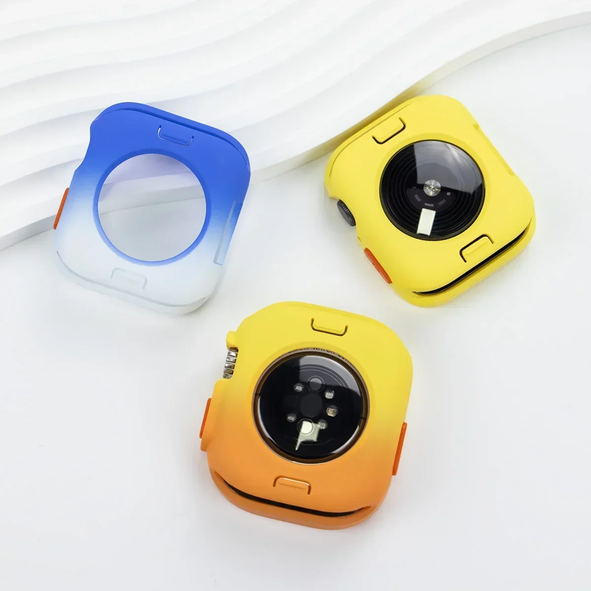 Мягкий силиконовый чехол Candy для Apple Watch Cover 46 мм 42 мм 49 45 41 мм Защита для Iwatch Ultra 3 Series 11 10 9 8 7 6 Se Armor (art.: 3920cb668b3bf) - 3920cb668b3bf