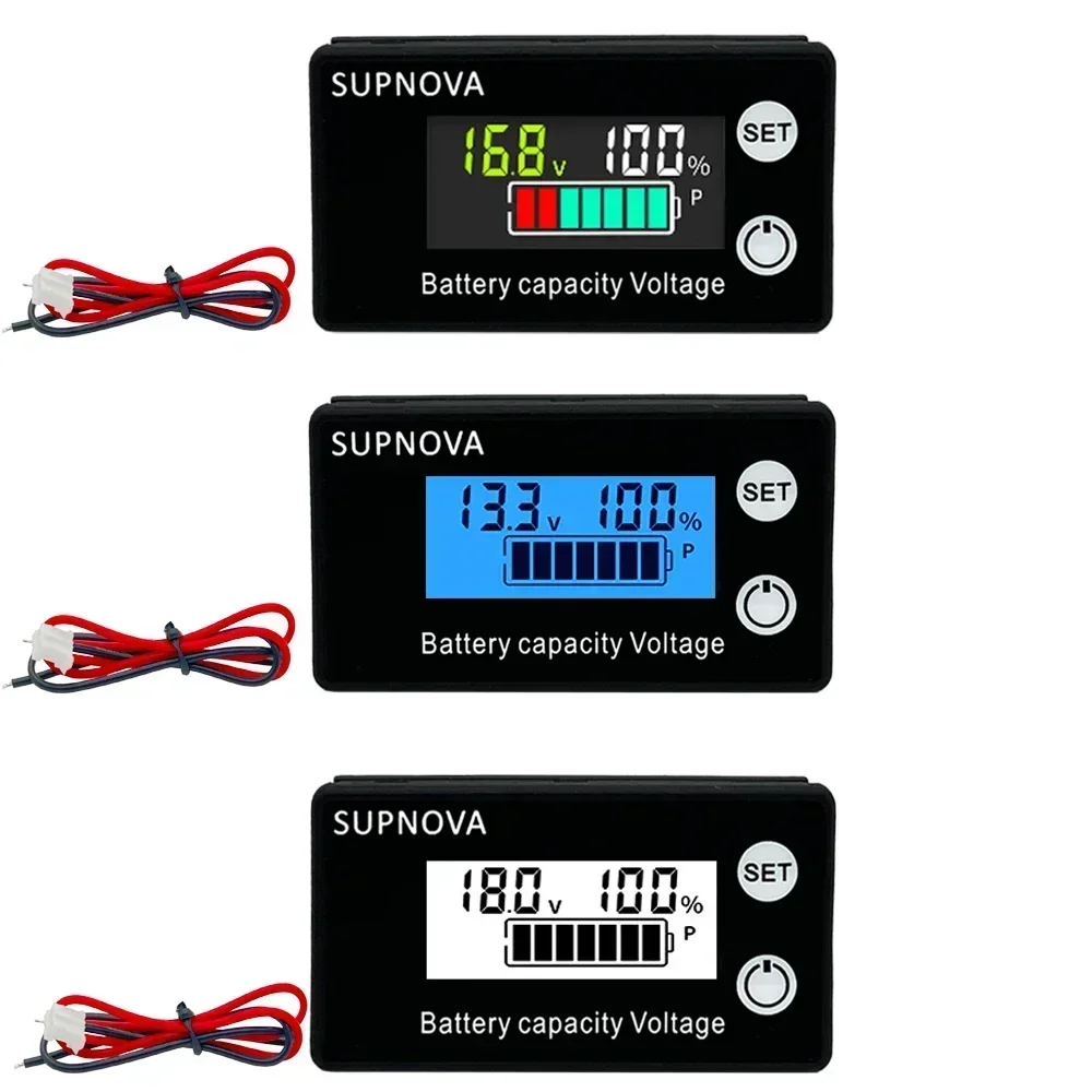 Литиевая мощность Lifepo4 Индикаторная батарея Измеритель емкости