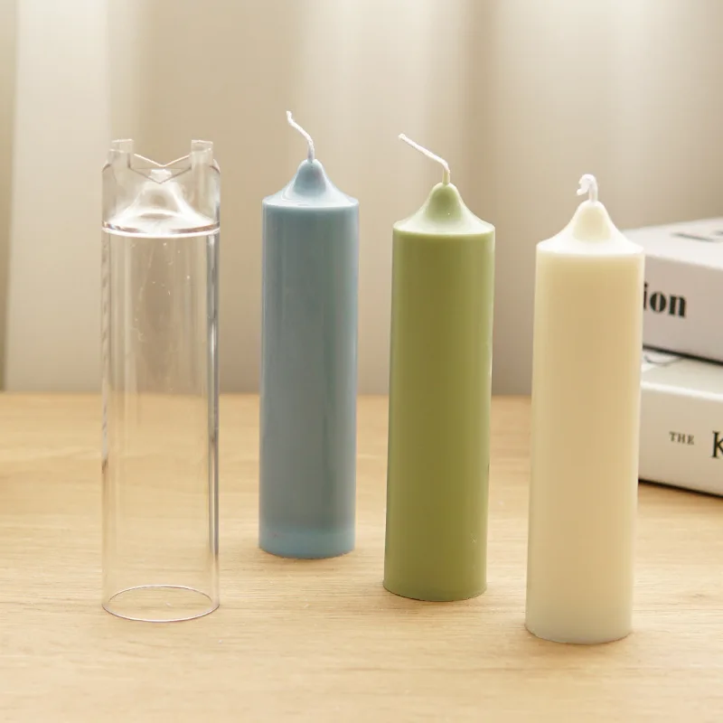 Пластиковая цилиндрическая форма для свечей ароматерапии воск в стиле ретро