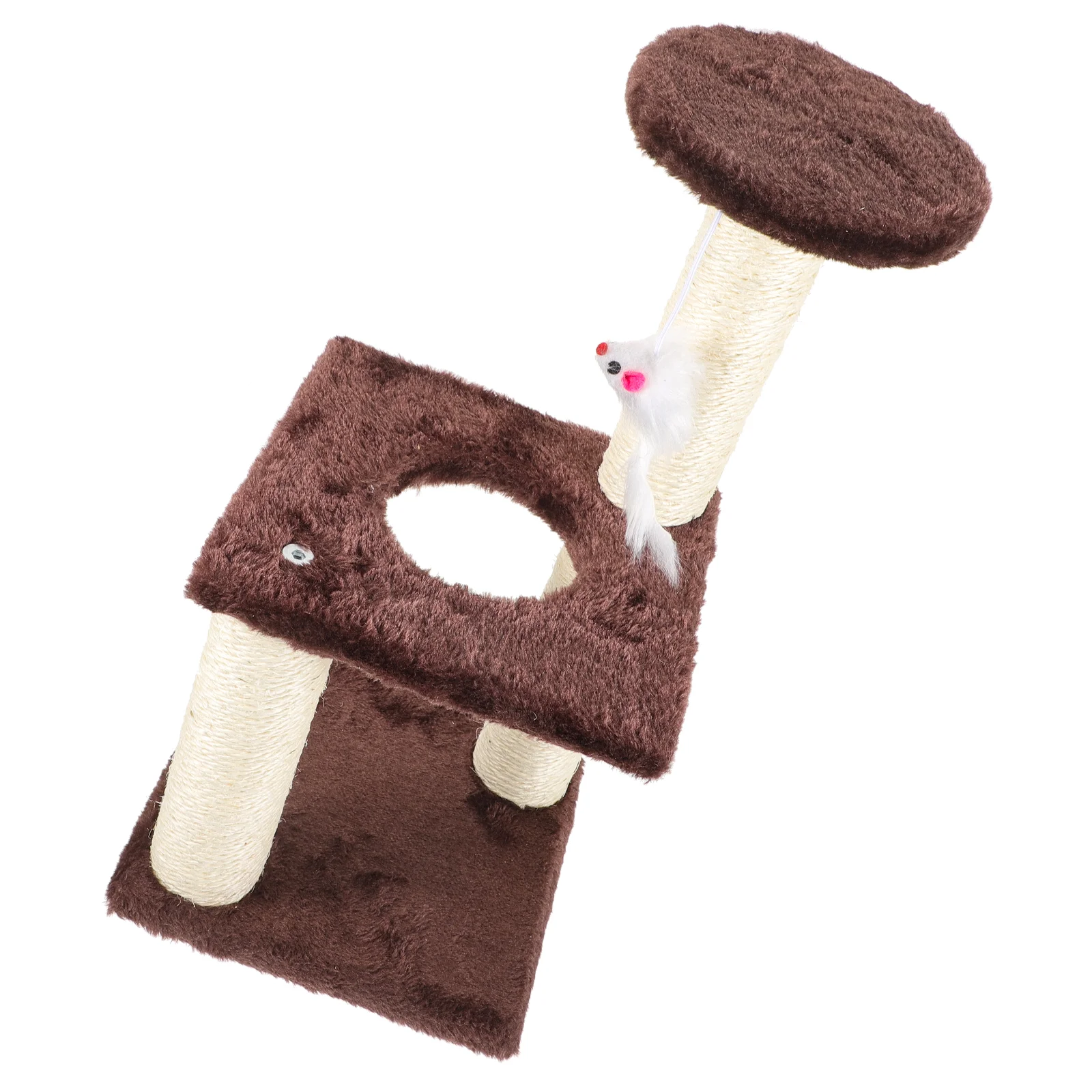 

Cat Climbing Frame Pet Scratching Pole Vertical Post Kitten Accessory Toys Adorable Scratcher Paper Tube Supplies Scratchers