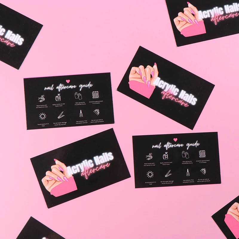 10/50 шт. визитная карточка для дизайна ногтей пресс бумажная доска со скидкой