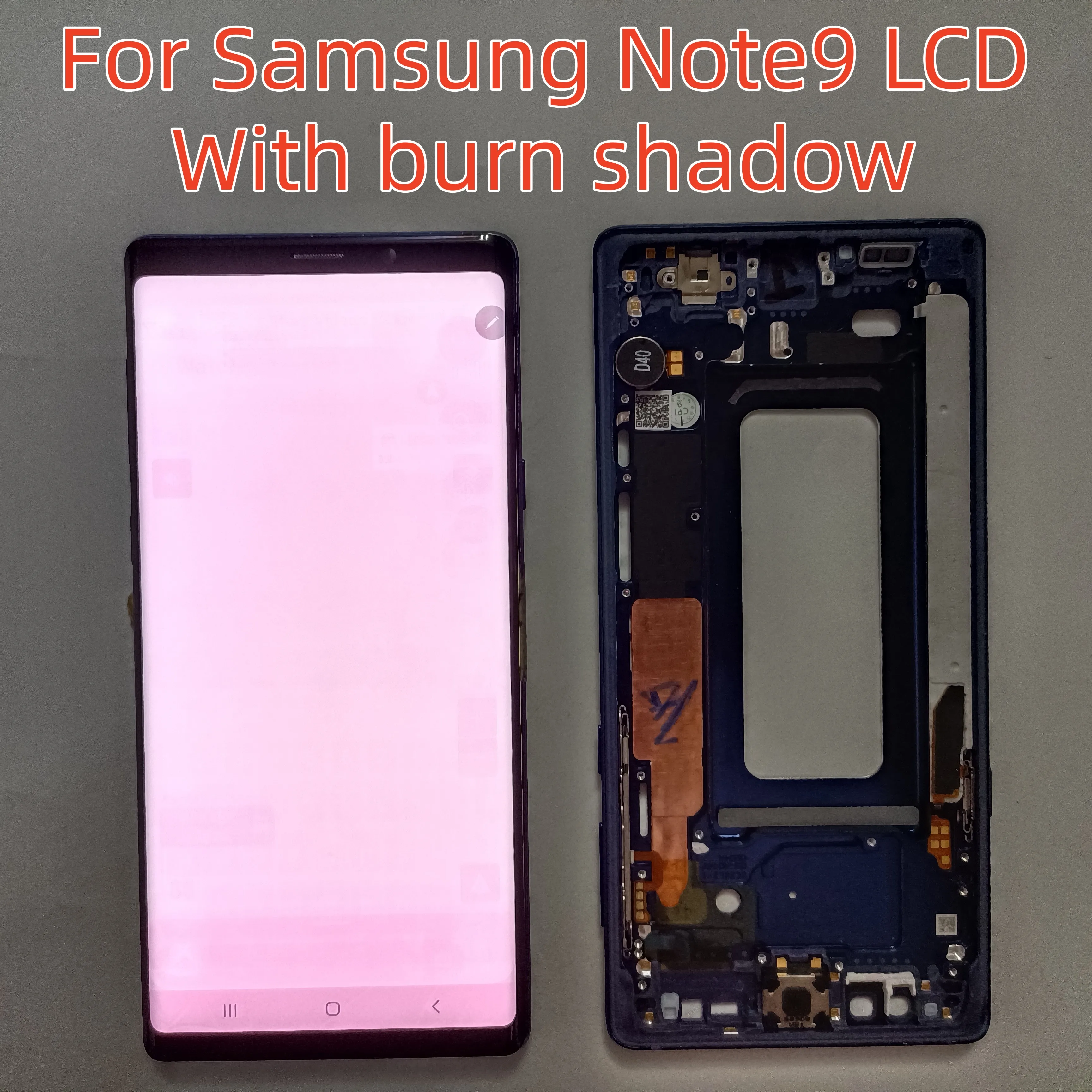 For NOTE 9 Original AMOLED For Samsung Galaxy NOTE9 N960A N960U N960F N960V LCD display touch screen assembly With burn shadow