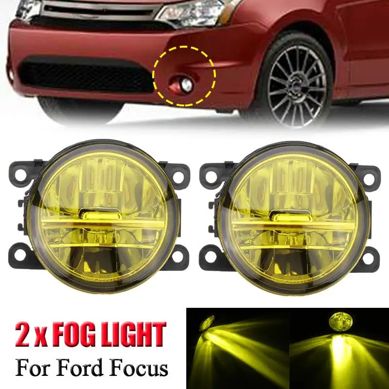 

2pcs LED Car Fog Light Fog Lamp For Toyota Camry Land Cruiser Prado Prius/Tundra CHR Sienna Solara/Avalon for Ford Focus/Honda